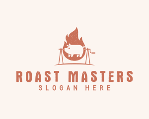 Pork Barbecue Grill logo design