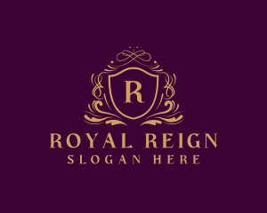 Elegant Royal Shield logo design