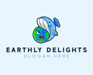 Planet Earth Whale logo