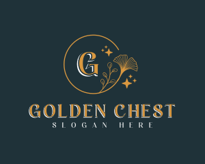 Golden Leaf Therapy logo design