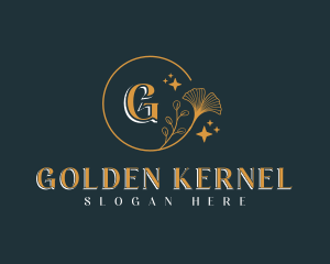 Golden Leaf Therapy logo design