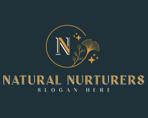 Golden Leaf Therapy logo design