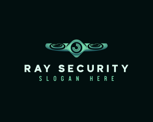 Security Surveillance Drone logo design