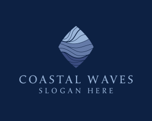 Diamond Wave Agency logo design