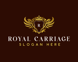 Luxury Crown Shield logo design