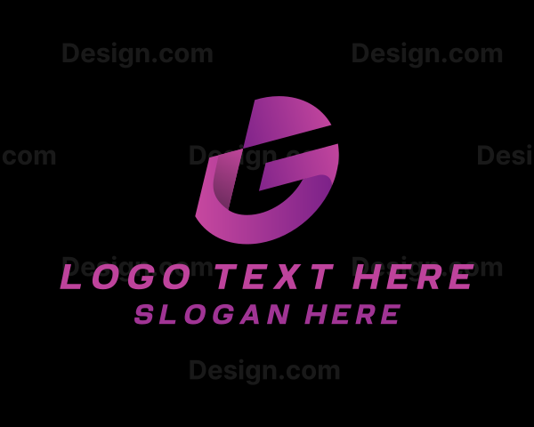 Gradient Tech Programmer Logo