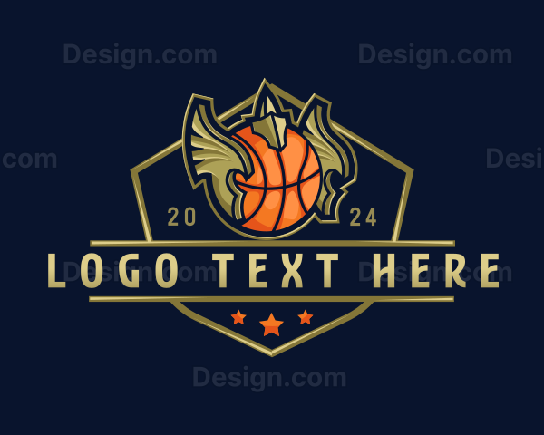 Basketball Team Tournament Logo