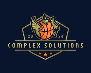 Basketball Team Tournament logo design