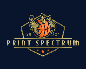 Basketball Team Tournament logo design