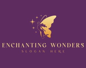 Enchanted Fairy Wings logo design