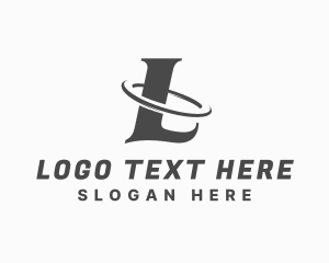 Professional Orbit Business Letter L logo