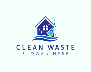 Clean Housekeeping Sanitation logo design