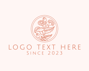 Elegant Artisan Flower logo