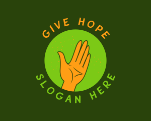 Helping Hand Charity logo design