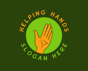 Helping Hand Charity logo design