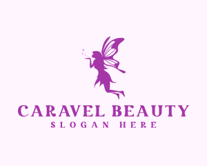 Beautiful Feminine Fairy  logo design