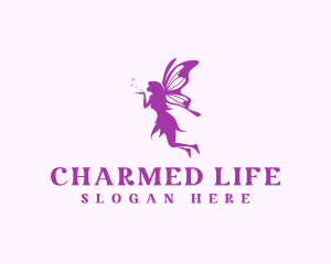 Beautiful Feminine Fairy  logo