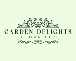 Floral Landscaping Garden logo design