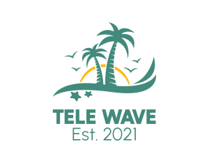 Summer Wave Travel logo design