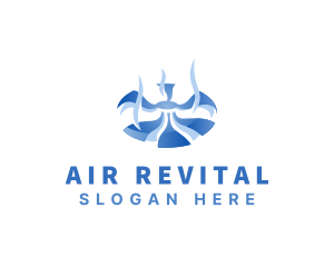 Fan Propeller Ventilation logo design