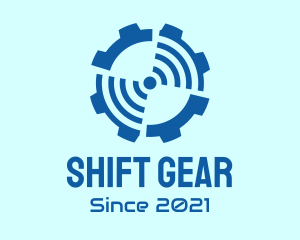 Blue Radar Gear logo design