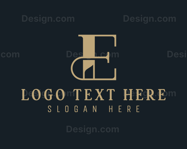Elegant Luxury Business Letter E Logo
