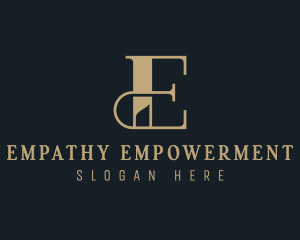 Elegant Luxury Business Letter E logo design