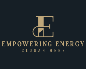 Elegant Luxury Business Letter E logo design