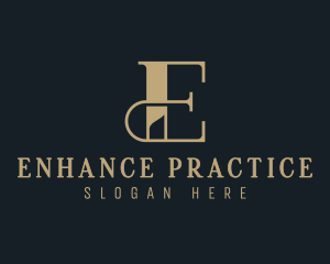 Elegant Luxury Business Letter E logo design