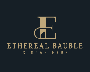 Elegant Luxury Business Letter E logo design