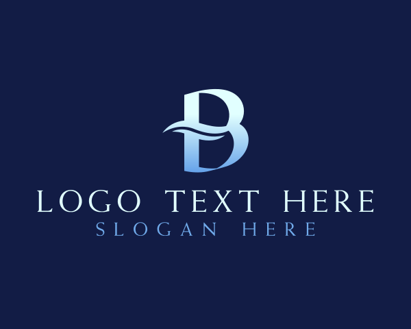 Letter B logo example 4