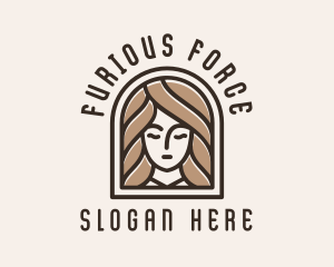 Brown Hair Goddess Logo