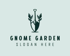 Lawn Gardener Shovel logo design