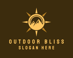 Sun Mountain Camping  logo design