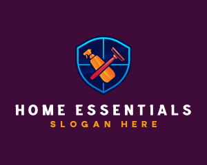 Home Cleaning Equipment  logo design