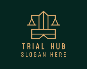 Judicial Court House  logo