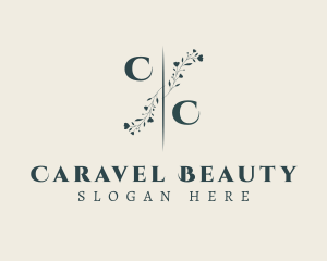 Nature Floral Beauty Salon  logo design