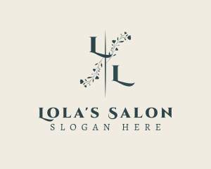 Nature Floral Beauty Salon  logo design