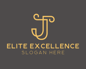 Elegant Luxury Letter J logo