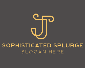 Elegant Luxury Letter J logo