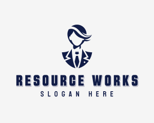 Human Resources Woman logo