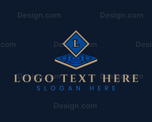 Tile Geometric Flooring Logo