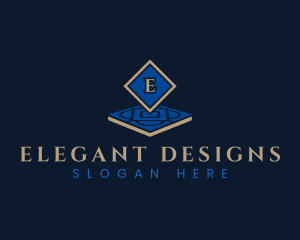 Tile Geometric Flooring logo design