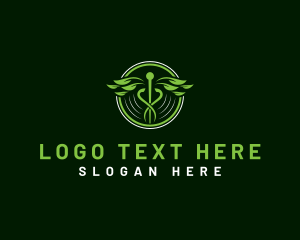 Healthcare - Caduceus Leaf Healthcare logo design