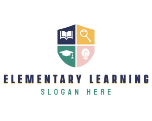 Kindergarten Learning Education logo design