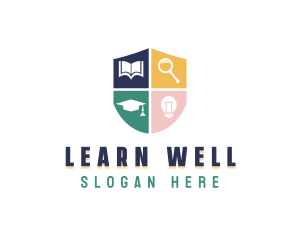 Kindergarten Learning Education logo design