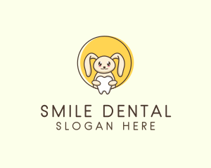 Bunny Rabbit Tooth  logo design