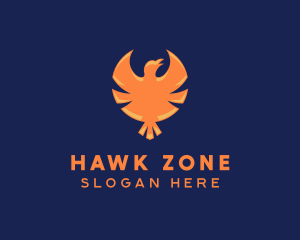 Hawk Bird Flying logo