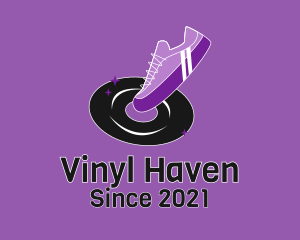 Vinyl Record Sneakers  logo