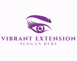 Eyelash Eyebrow Makeup logo design